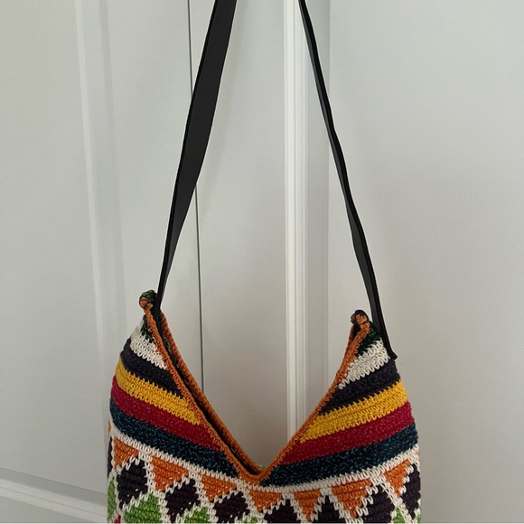 Handmade Crochet Bucket Bag - Picture 3 of 8